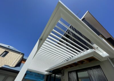 Louvre roof installed on Eric Street Cottesloe